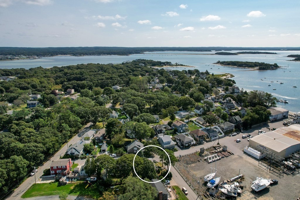 14 Gray Street Wareham, MA 02532 - Photo 31 of 33 an aerial view of a house with a lake view