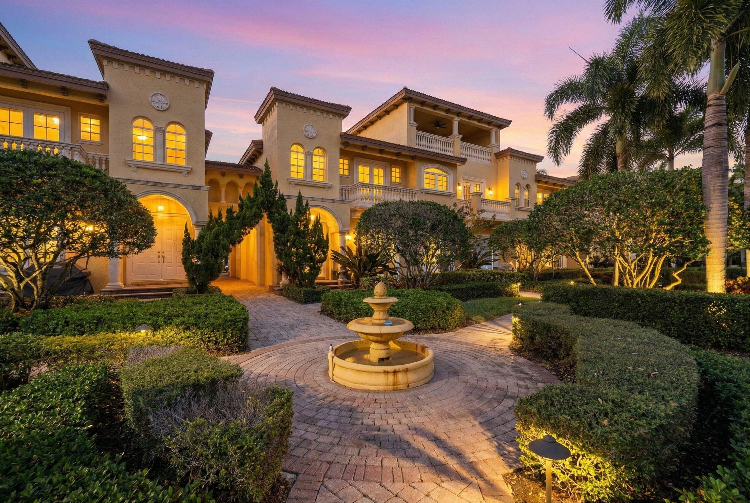 230 Northeast 69th Circle Boca Raton, FL 33487 - Photo 27 of 49 a front view of a house with swimming pool yard and outdoor seating