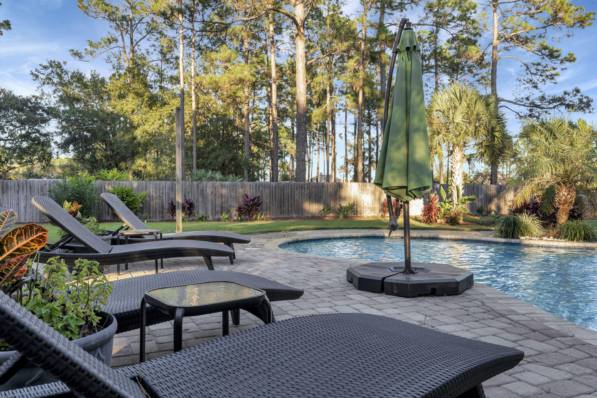 66 Driftwood Point Road Santa Rosa Beach, FL 32459 - Photo 48 of 72 a park view with a seating space and fir pit