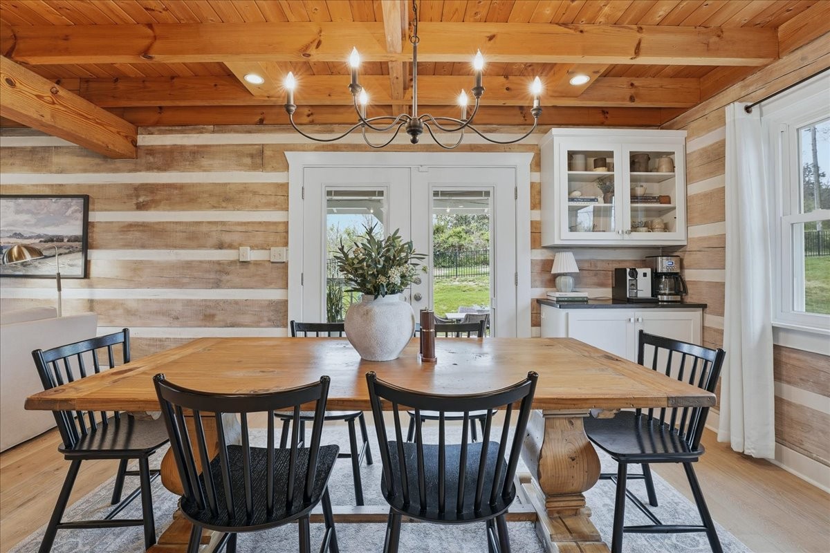 2254 Osburn Road Arrington, TN 37014 - Photo 16 of 55 a view of a dining room with furniture window and wooden floor