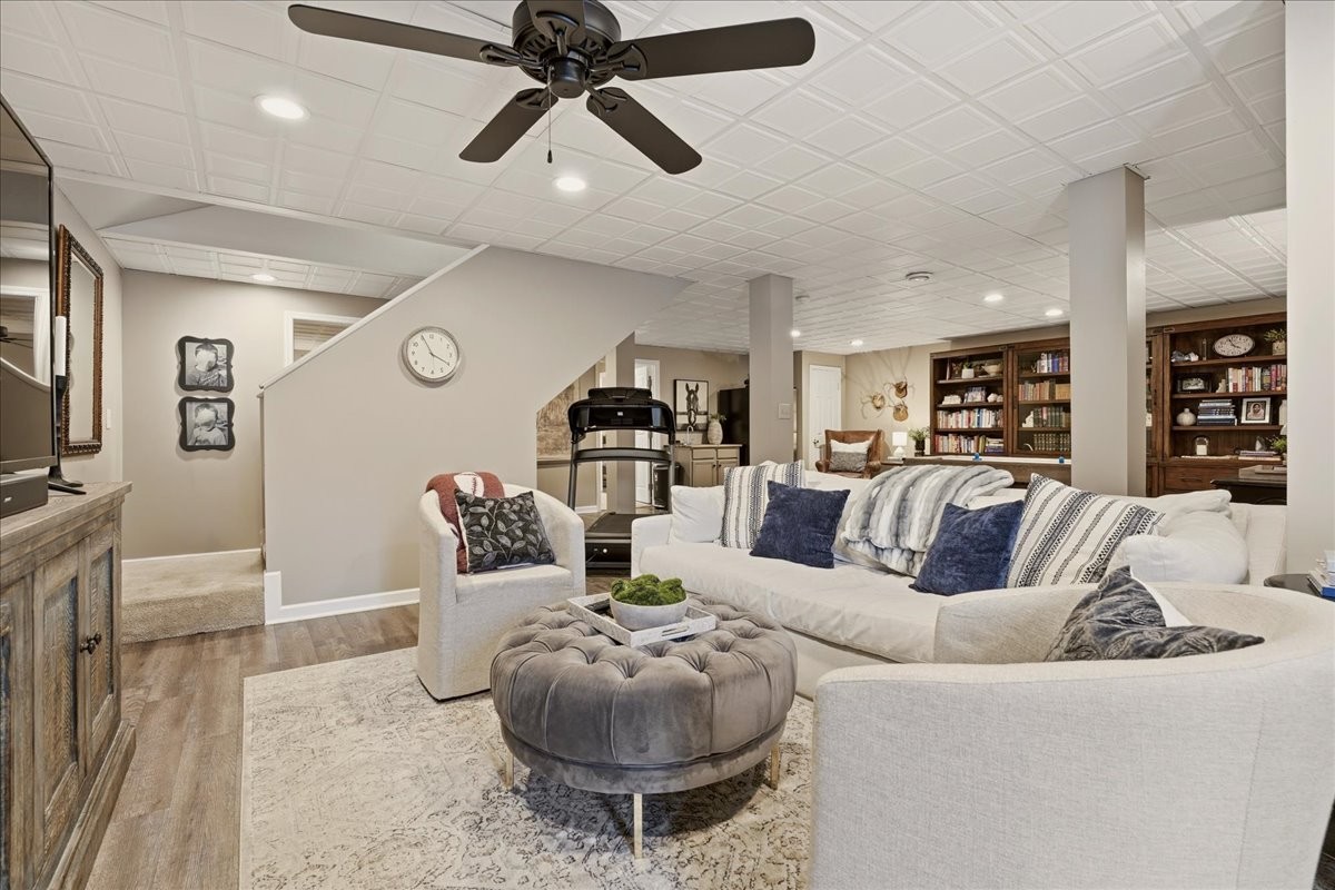 2254 Osburn Road Arrington, TN 37014 - Photo 35 of 55 a living room with furniture and a view of kitchen