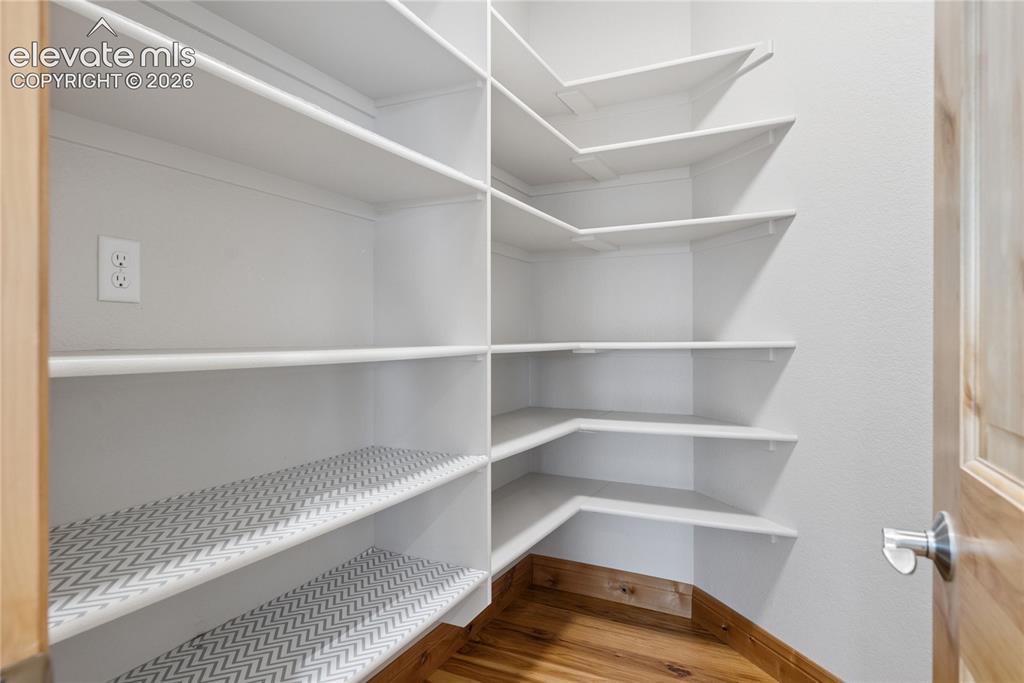 10840 Vollmer Road Colorado Springs, CO 80908 - Photo 22 of 49 a view of walk in closet with empty racks