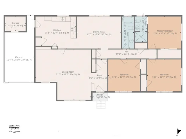 a picture of a floor plan