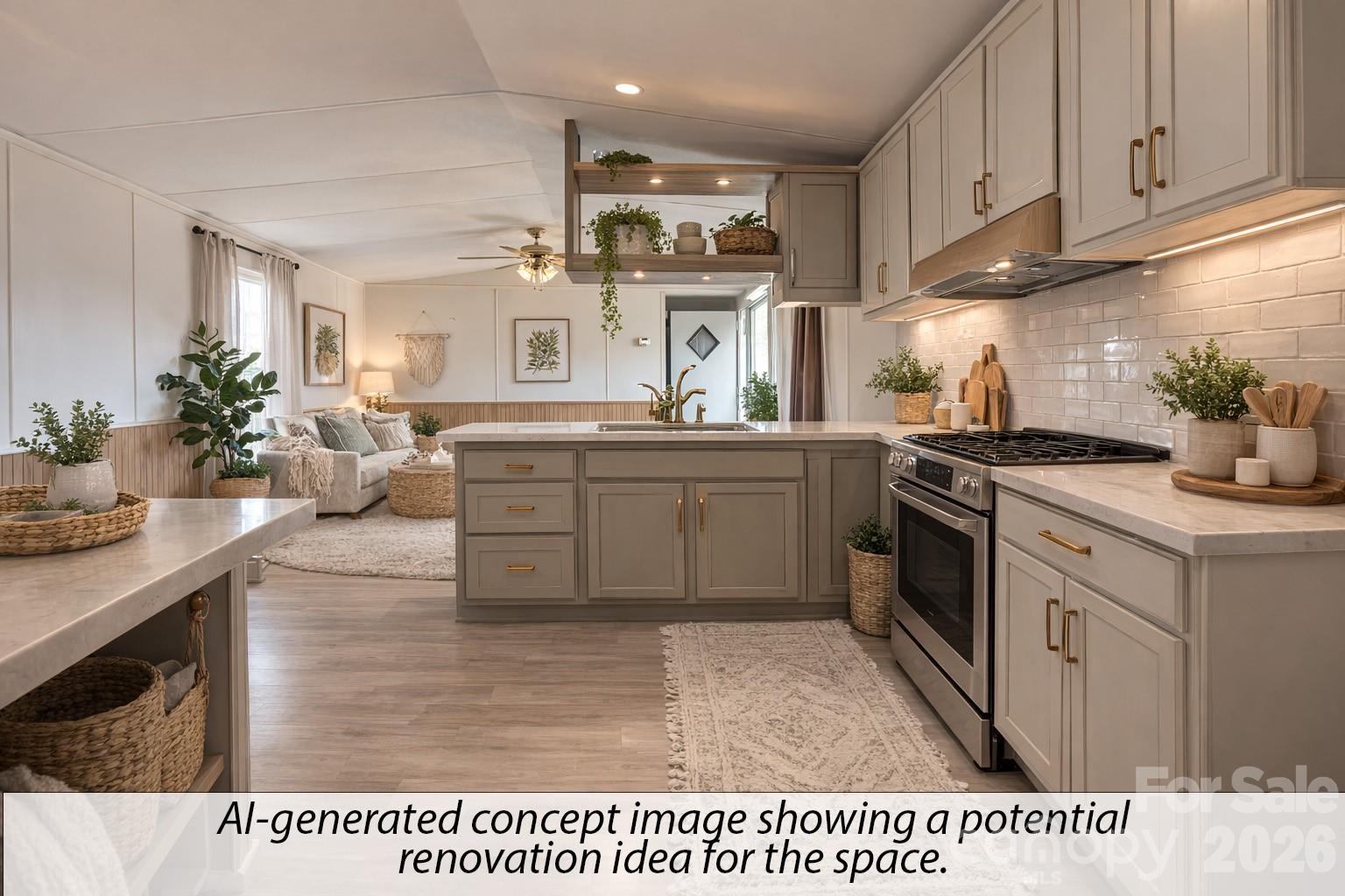 565 Jm Lovelace Road Ellenboro, NC 28040 - Photo 18 of 42 a kitchen with a sink cabinets and window