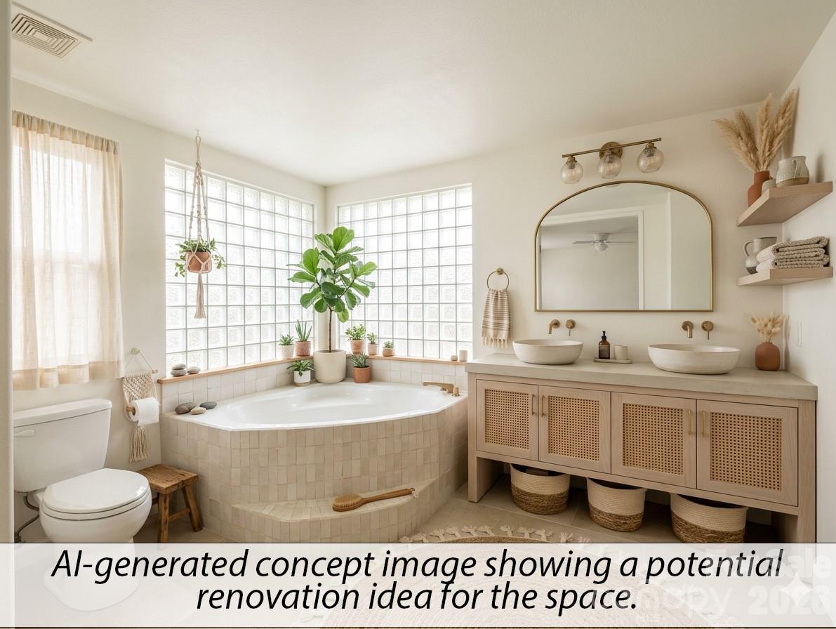 565 Jm Lovelace Road Ellenboro, NC 28040 - Photo 31 of 42 a spacious bathroom with a sink a bathtub and a window