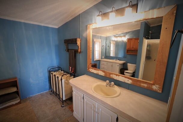 86 Middle Lane Road Grottoes, VA 24441 - Photo 43 of 50 a bathroom with a sink and a mirror