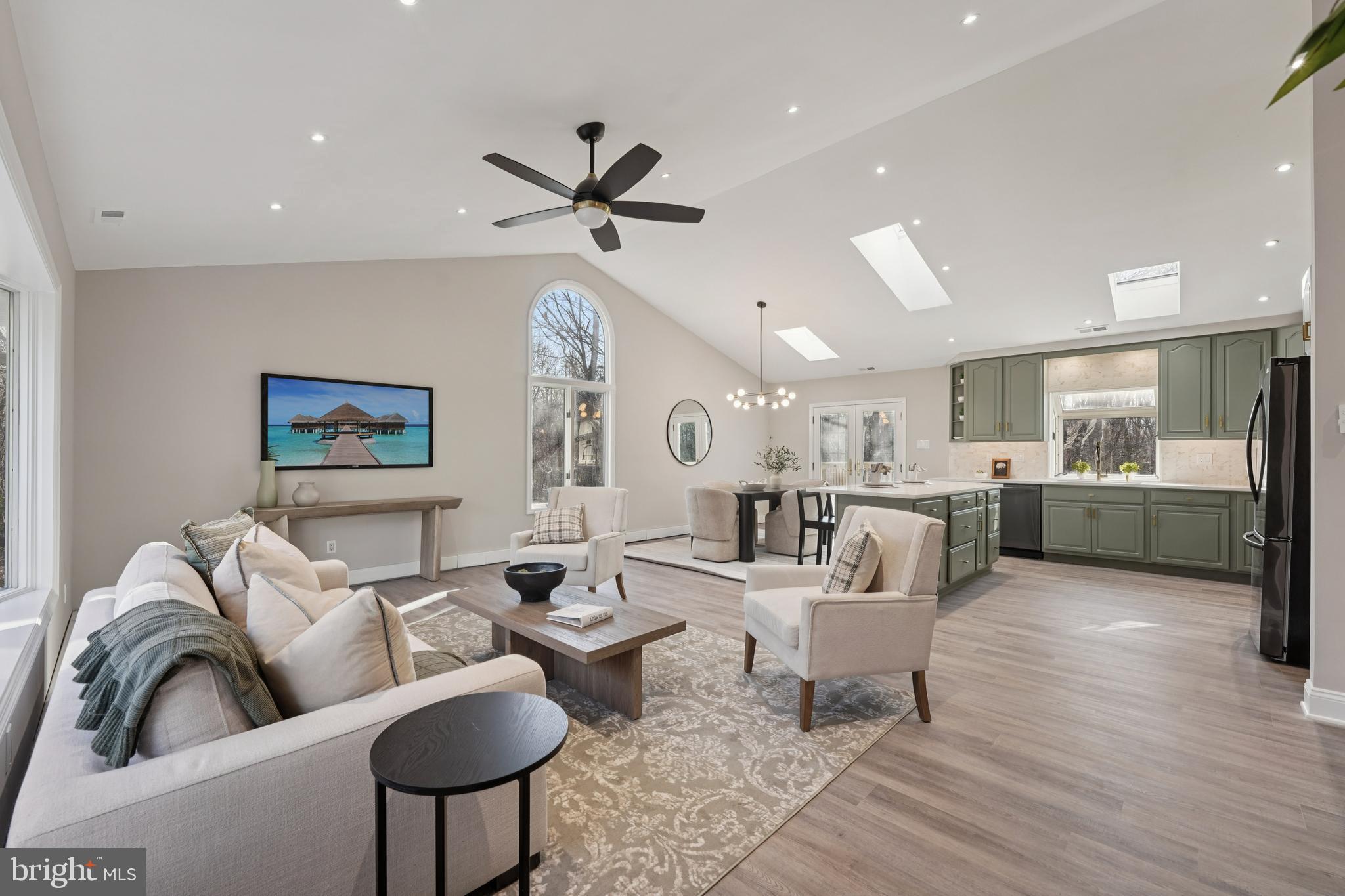 2839 Garwood Road Sicklerville, NJ 08081 - Photo 6 of 23 a living room with furniture kitchen view and a large window