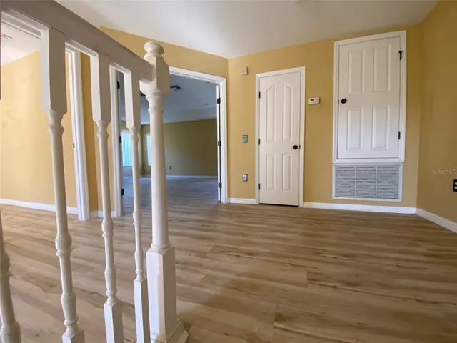 a view of an empty room