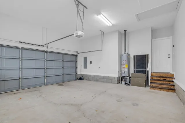 a street view with sitting space