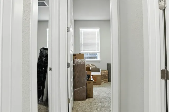 a view of walk in closet