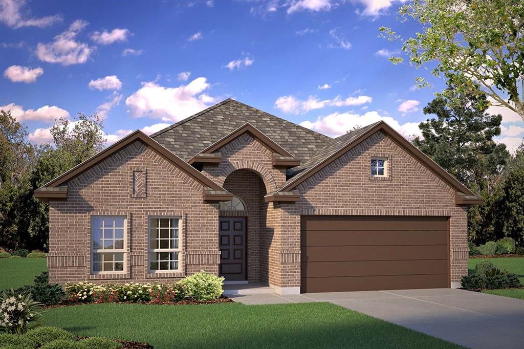 820 Wilmott Terrace Justin, TX 76247 - Photo 1 of 1 a front view of a house with a yard and garage