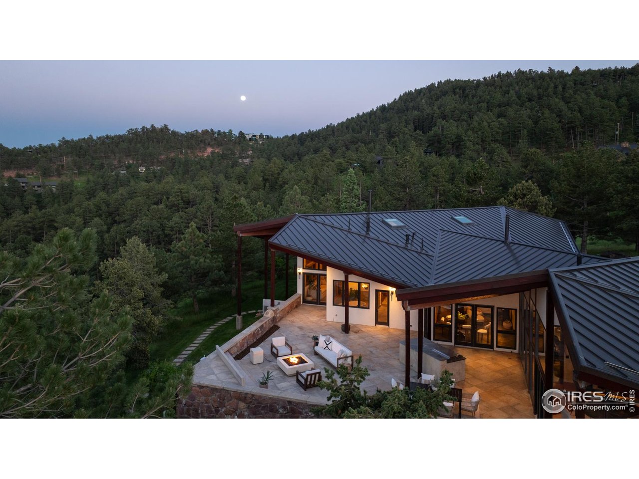 1530 Timber Lane Boulder, CO 80304 - Photo 4 of 50 a aerial view of a house with a garden and a yard