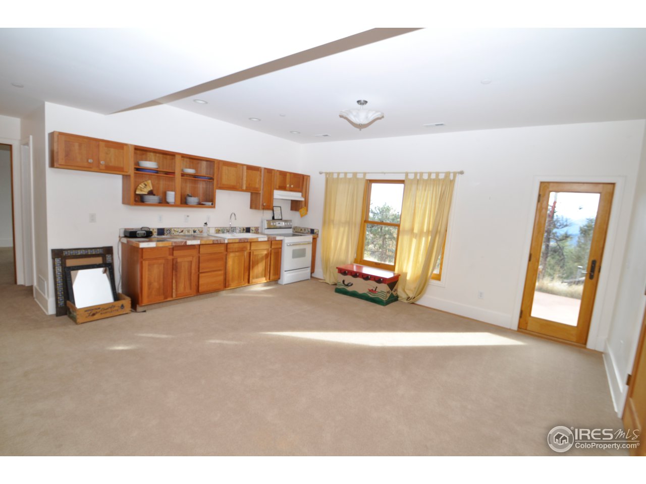 1689 County Road 83 Boulder, CO 80302 - Photo 9 of 17 a view of a kitchen with a sink and a window