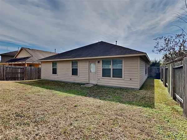 a backyard of a house