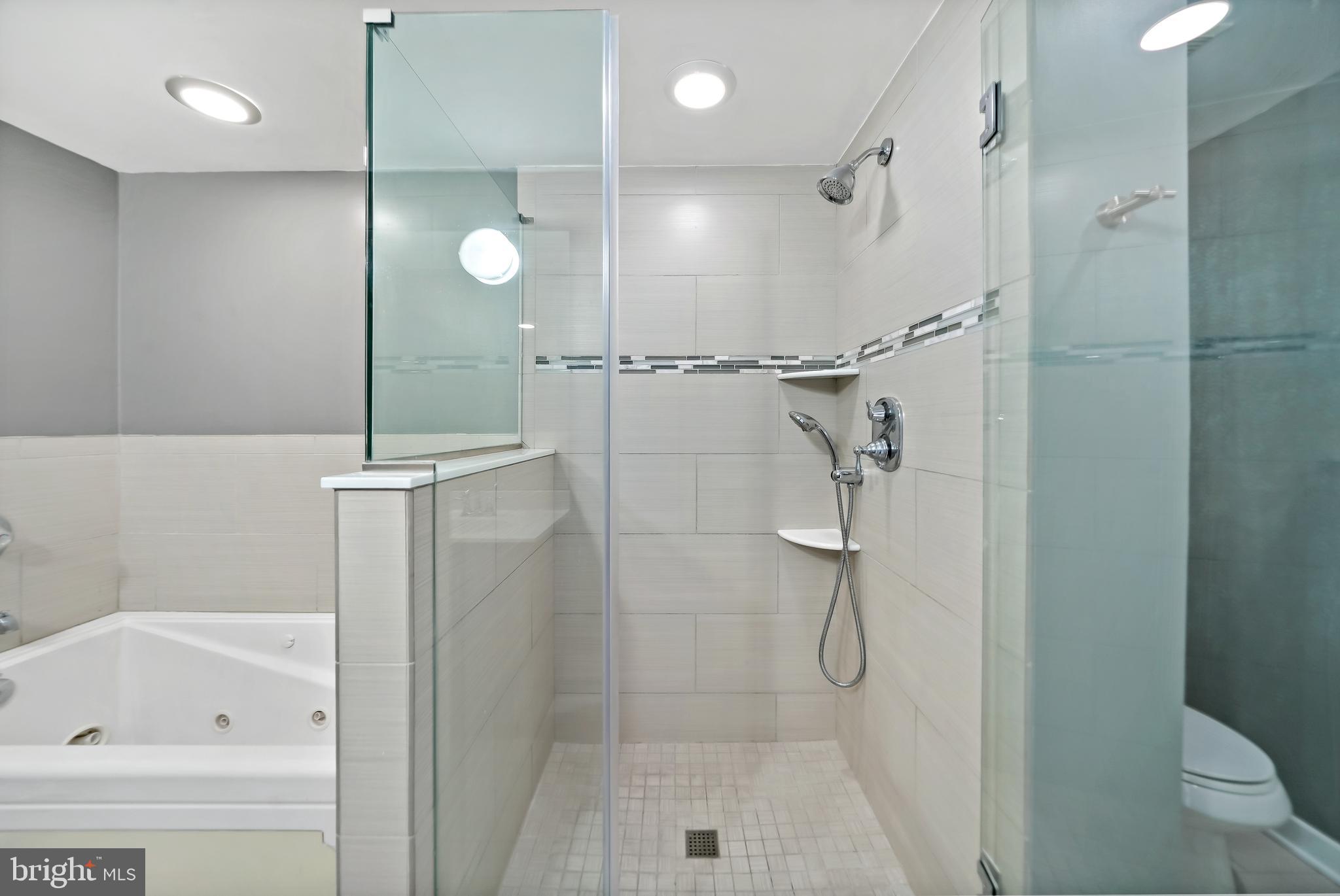 4041 Cresson Street Philadelphia, PA 19127 - Photo 24 of 32 a bathroom with a glass shower door