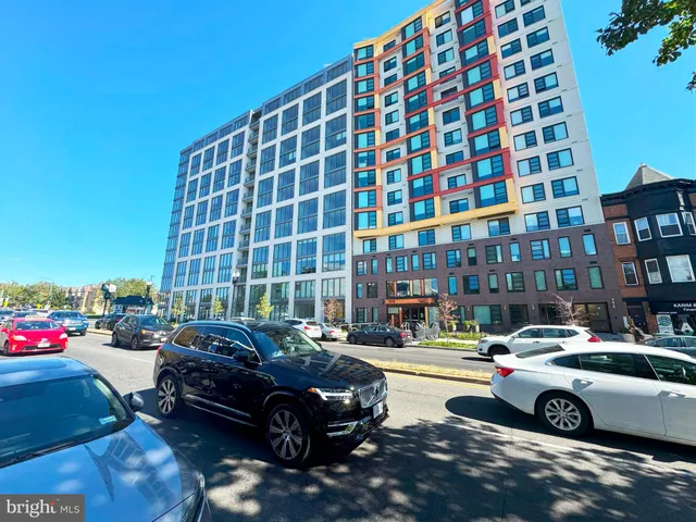 a cars parked in front of a building