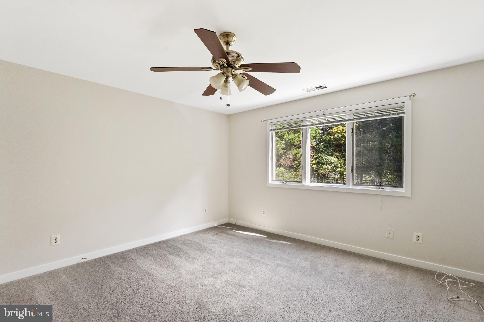 445 Springvale Road Great Falls, VA 22066 - Photo 40 of 62 an empty room with a window and a ceiling fan