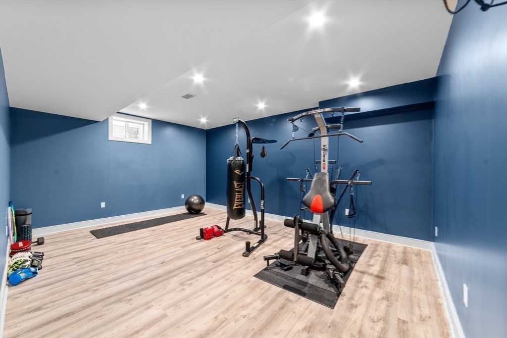 19 Boulder Road Newton, MA 02459 - Photo 33 of 42 a room with gym equipment