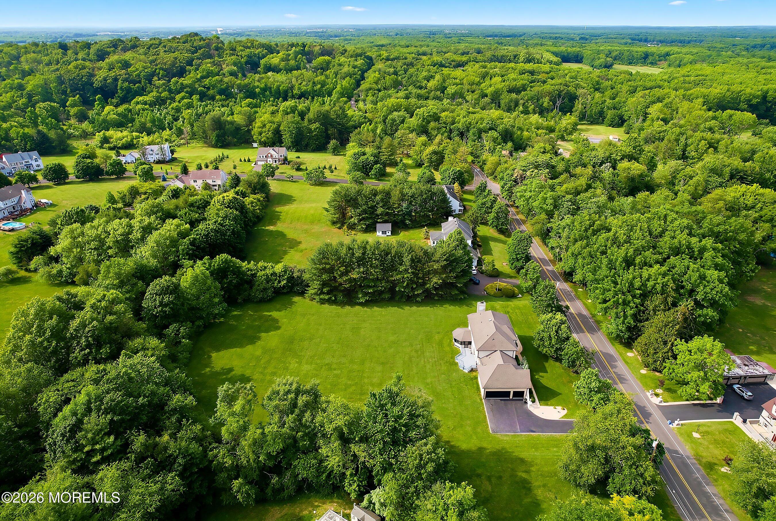 304 Disbrow Hill Road Millstone Township, NJ 08535 - Photo 50 of 54 01-Side Aerial 1