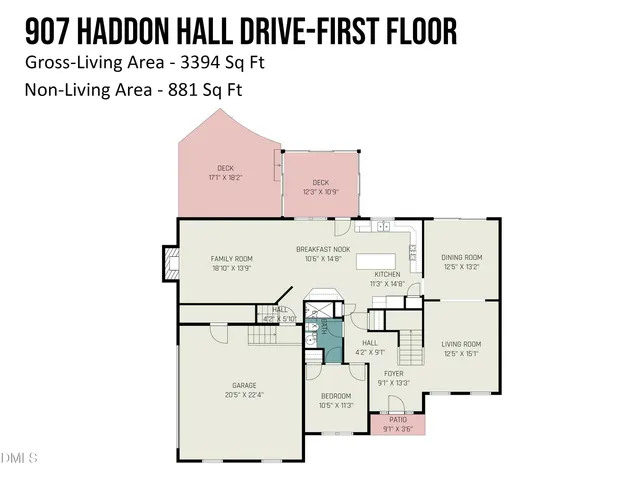 $839,000 | 907 Haddon Hall Drive, Apex, NC 27502