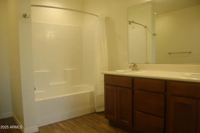 a bathroom with a sink and a bathtub