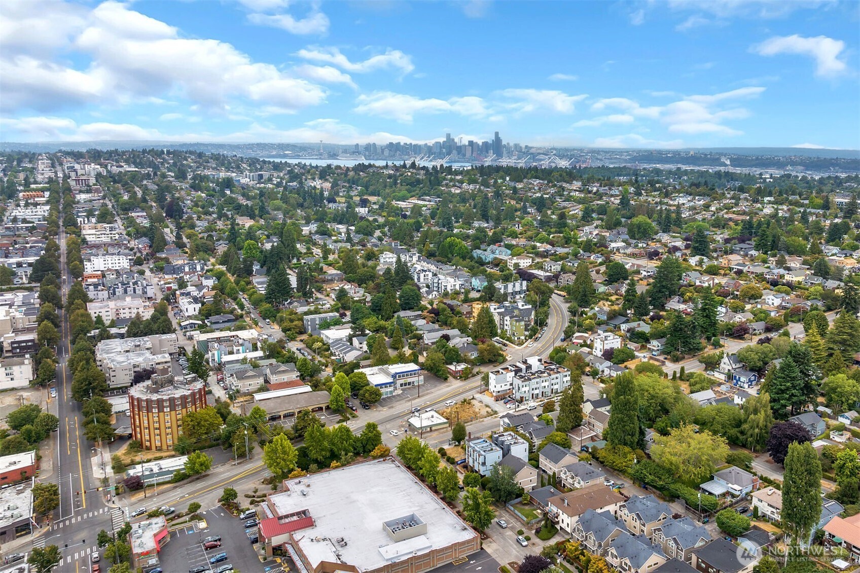 6408 Fauntleroy Way Southwest Seattle, WA 98136 - Photo 24 of 40 an aerial view of a city
