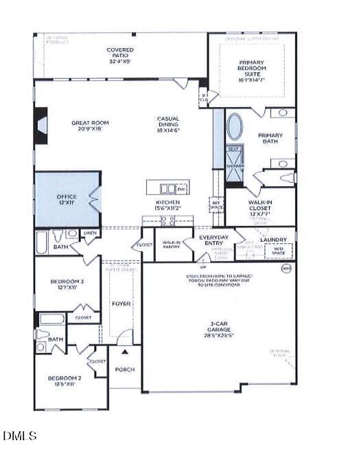 820 Gainer Drive, Unit 64 Raleigh, NC 27610 - Photo 5 of 5 #64 Floor Plan