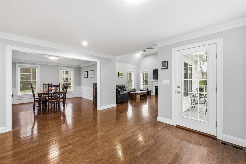 44 Bacon Street Pepperell, MA 01463 - Photo 13 of 42 a view of dining room with furniture and wooden floor