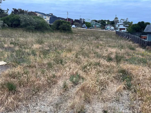 a view of a green field with lots of bushes