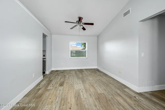 wooden floor in an empty room
