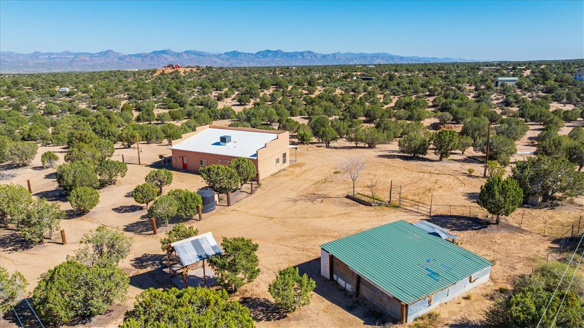 10374 East Happy Trails Road Kingman, AZ 86401 - Photo 56 of 68 an aerial view of a house with a lake view