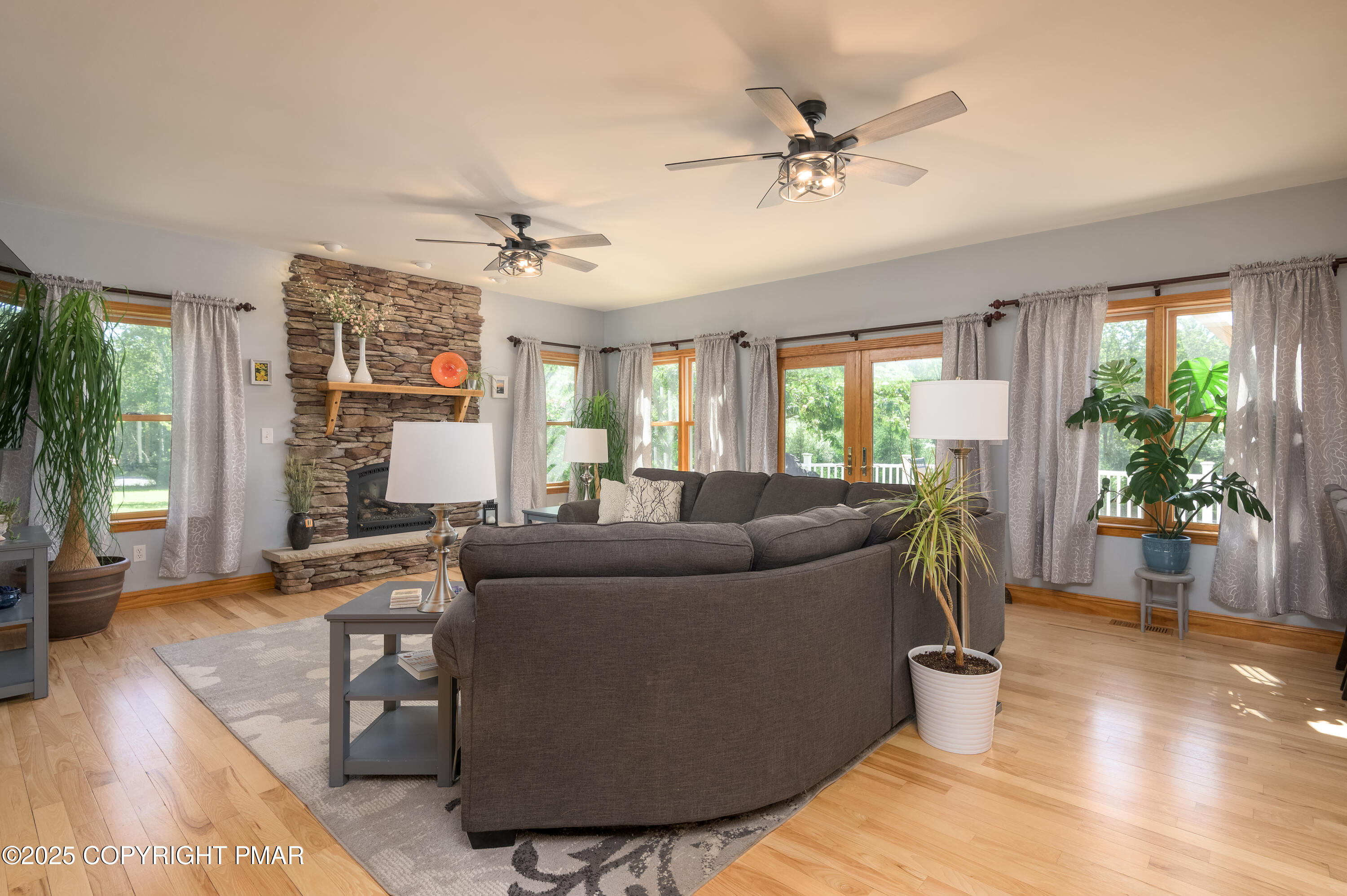 150 Red Oak Drive Palmerton, PA 18071 - Photo 37 of 76 a living room with furniture and a large window
