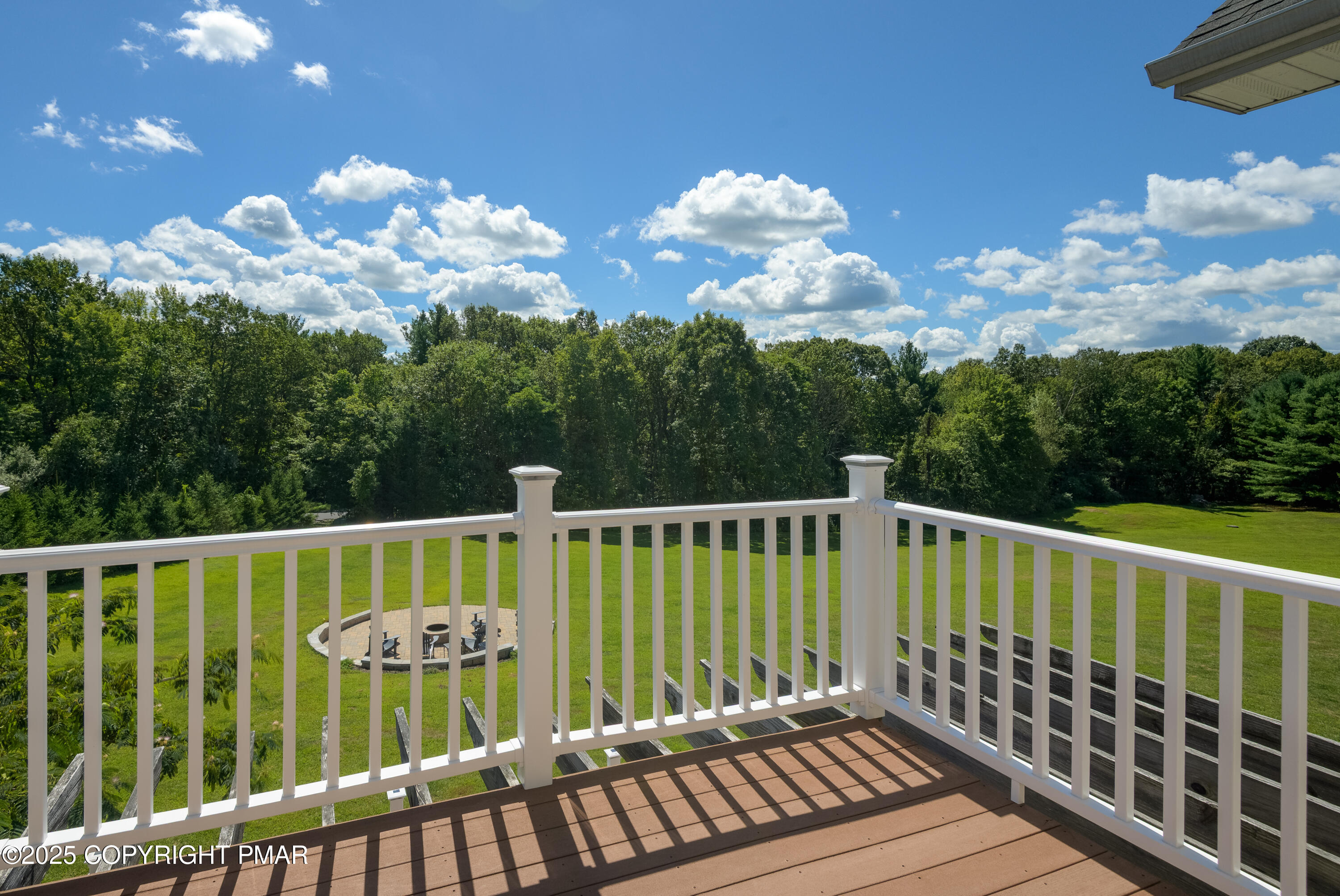 150 Red Oak Drive Palmerton, PA 18071 - Photo 46 of 76 a view of a balcony with wooden fence