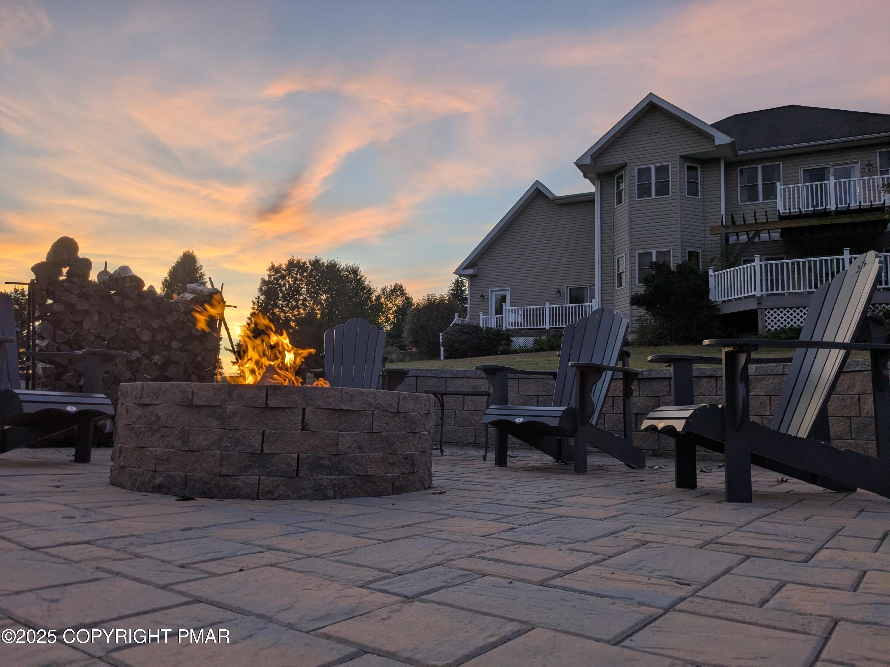 150 Red Oak Drive Palmerton, PA 18071 - Photo 8 of 76 a terrace of a house with outdoor seating