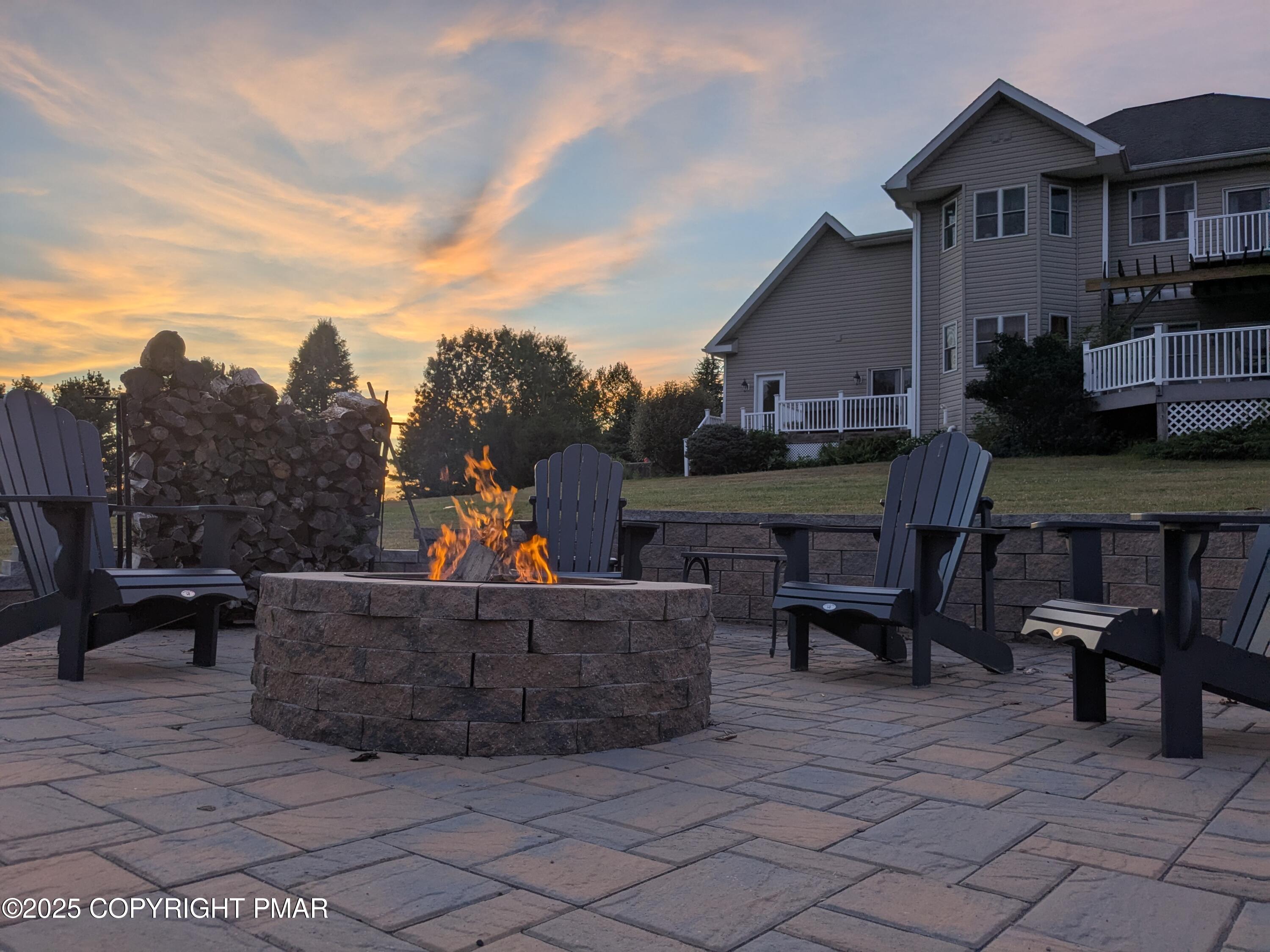 150 Red Oak Drive Palmerton, PA 18071 - Photo 9 of 76 Fire Pit View 3