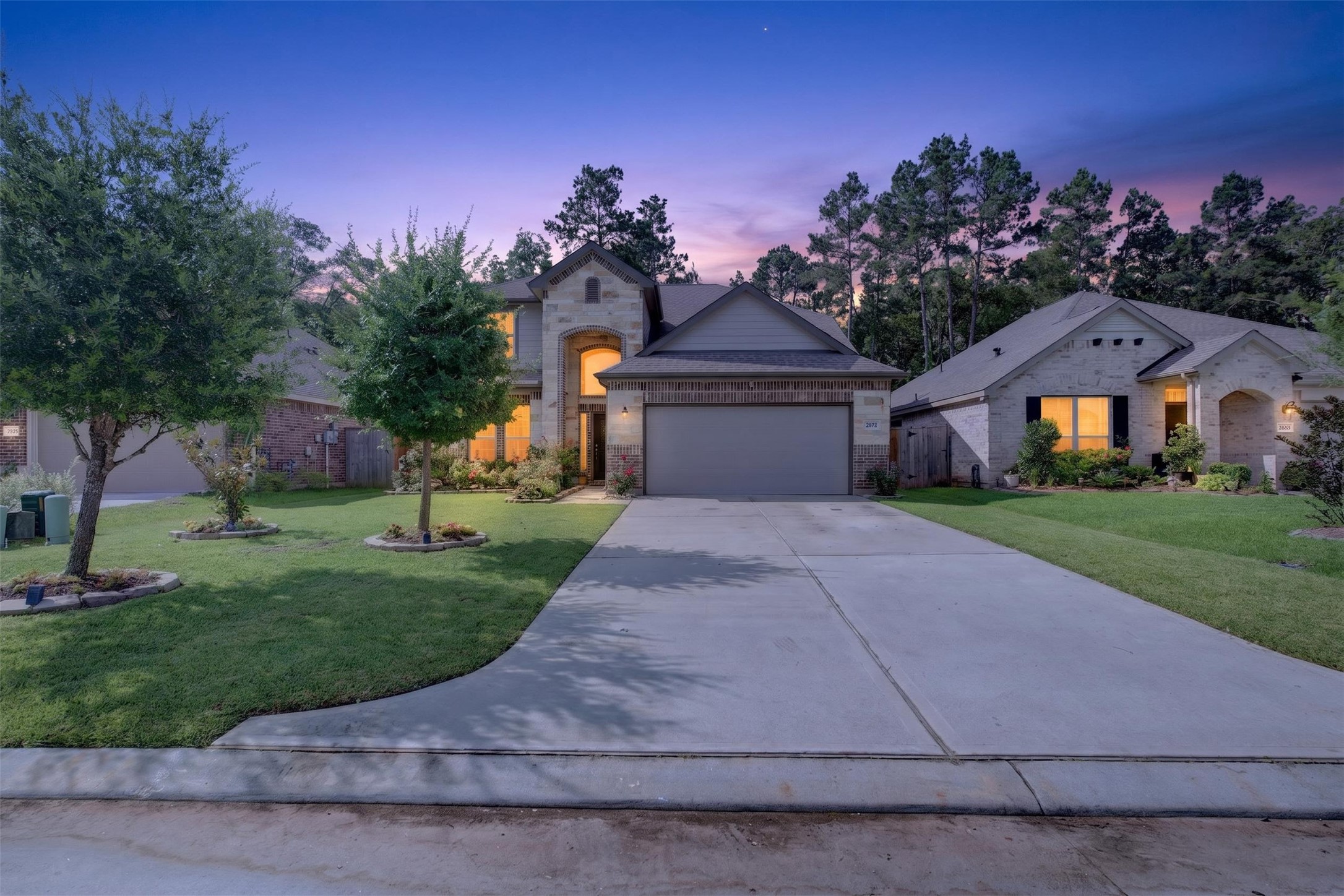 2832 Mistygate Court Conroe, TX 77301 - Photo 40 of 50 This wonderful home features a landscaped yard, inviting entry, and two-car garage.
