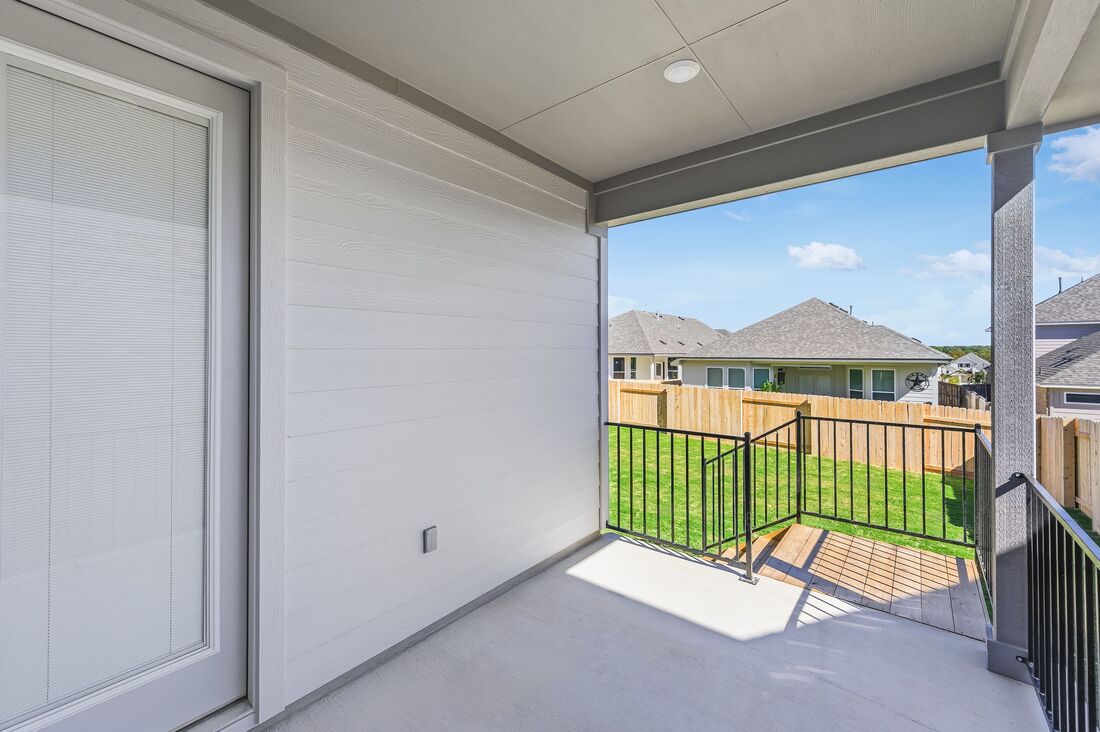 220 Wingstem Way Georgetown, TX 78633 - Photo 16 of 35 a view of a porch with a backyard