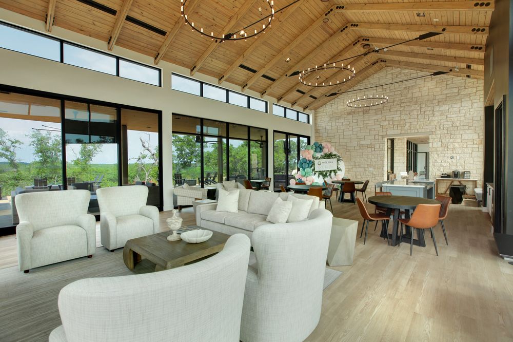 220 Wingstem Way Georgetown, TX 78633 - Photo 32 of 35 a living room with furniture and a large window