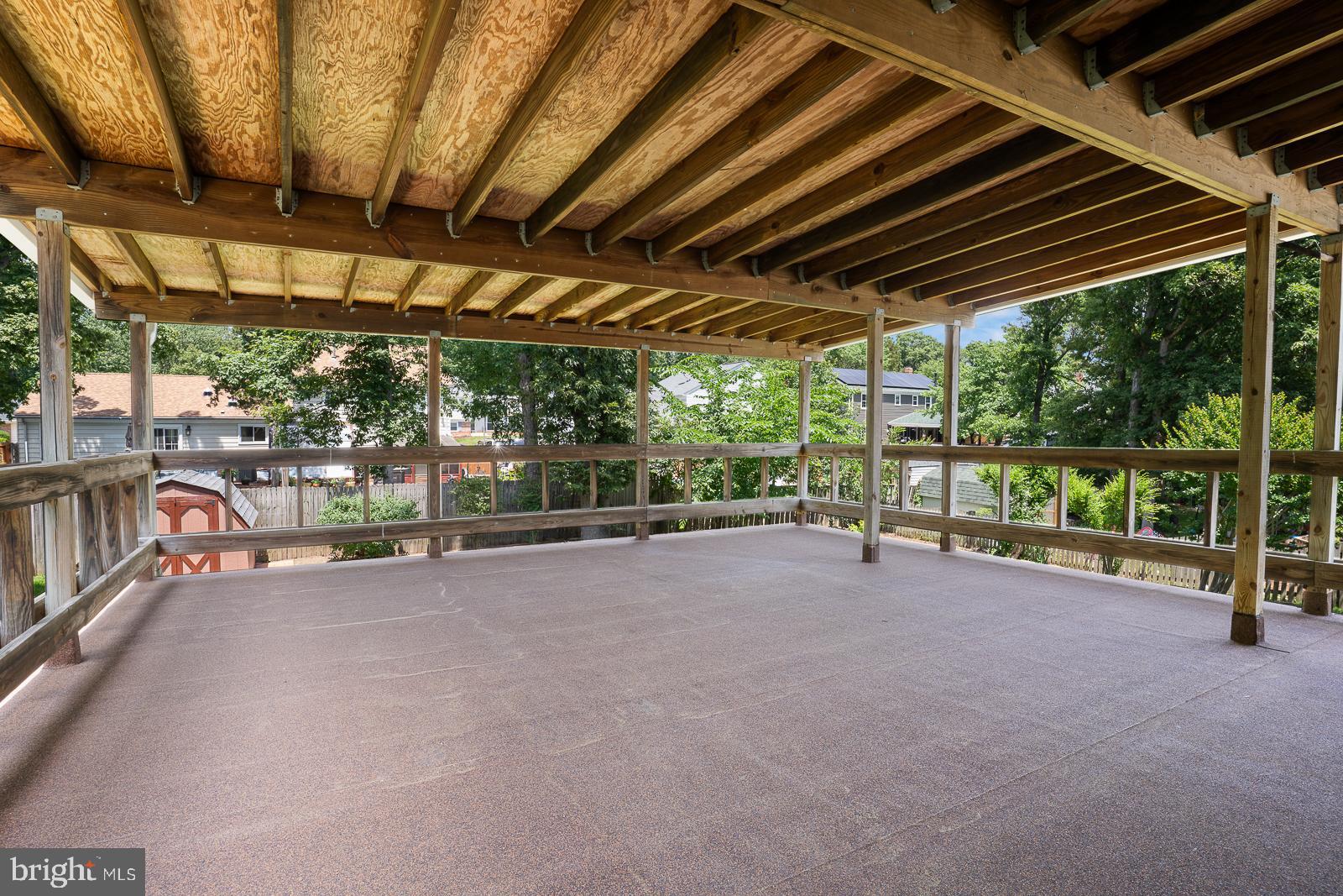 11910 Callow Terrace Laurel, MD 20708 - Photo 25 of 43 Covered Deck off Primary Bedroom