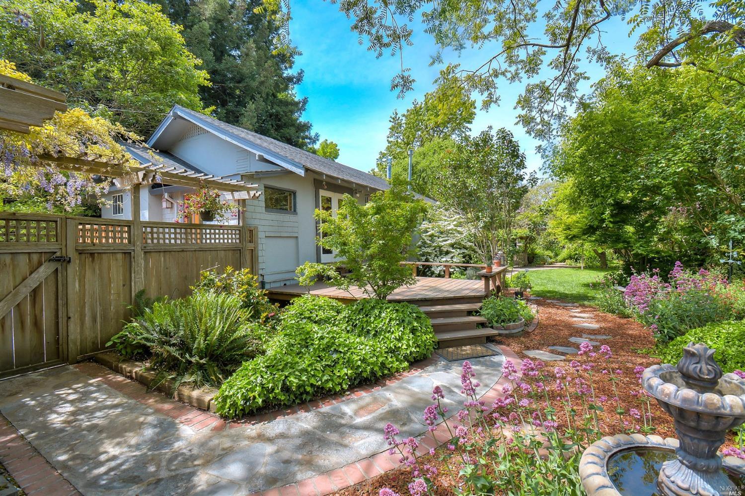 4028 Hessel Road Sebastopol, CA 95472 - Photo 1 of 1 a view of a house with garden