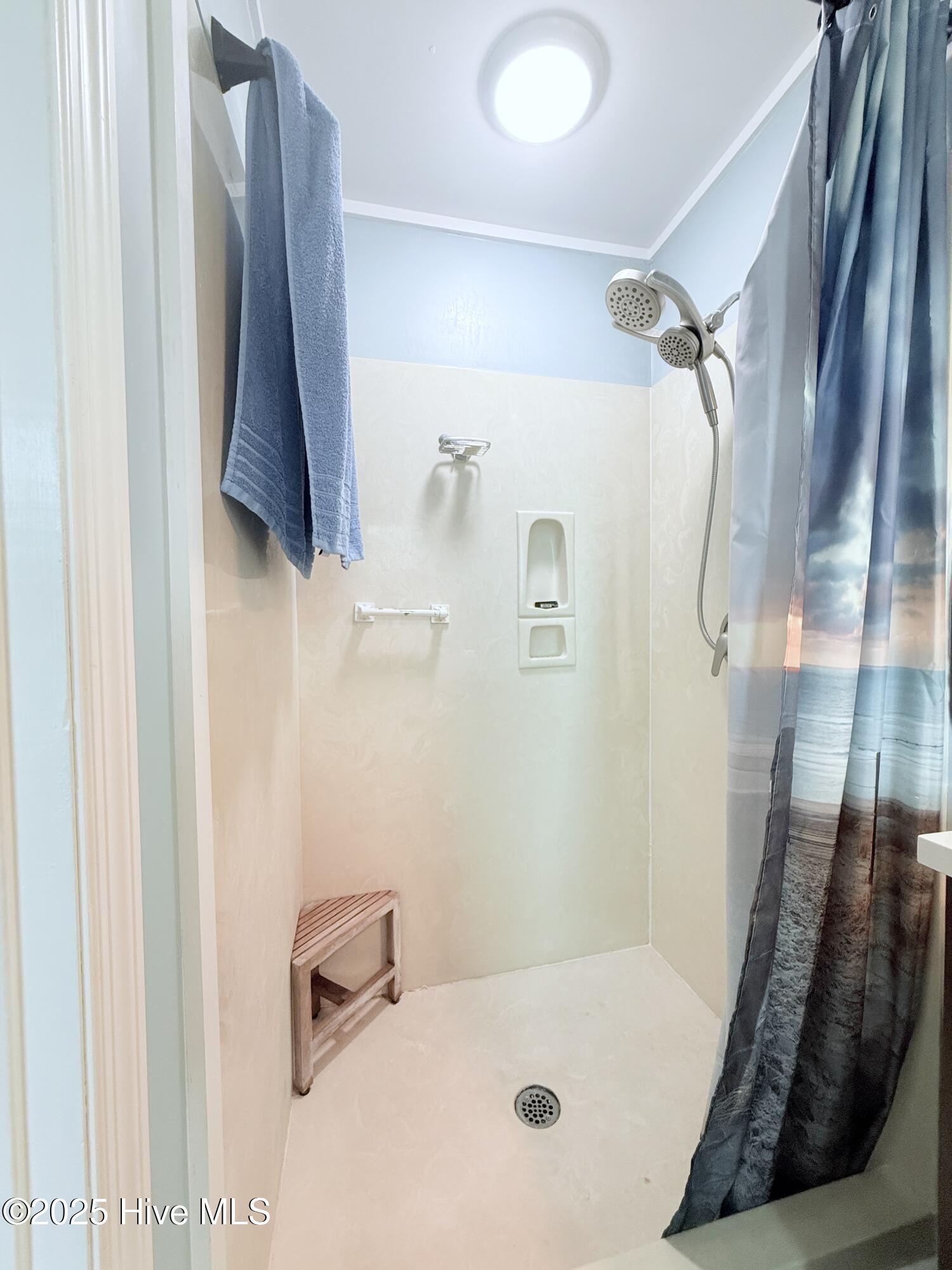 5405 Cedar Tree Lane Emerald Isle, NC 28594 - Photo 41 of 67 Upstairs Primary Walk-in Shower