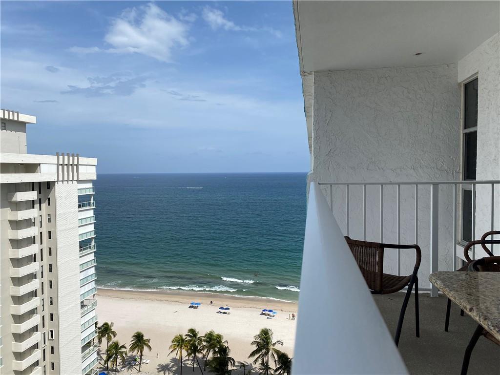 1010 South Ocean Boulevard, Unit PH12 Pompano Beach, FL 33062 - Photo 2 of 47 a view of balcony with wooden floor