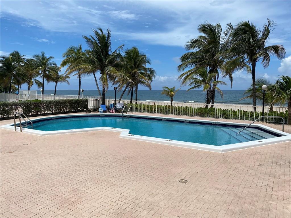 1010 South Ocean Boulevard, Unit PH12 Pompano Beach, FL 33062 - Photo 33 of 47 a view of outdoor space with swimming pool