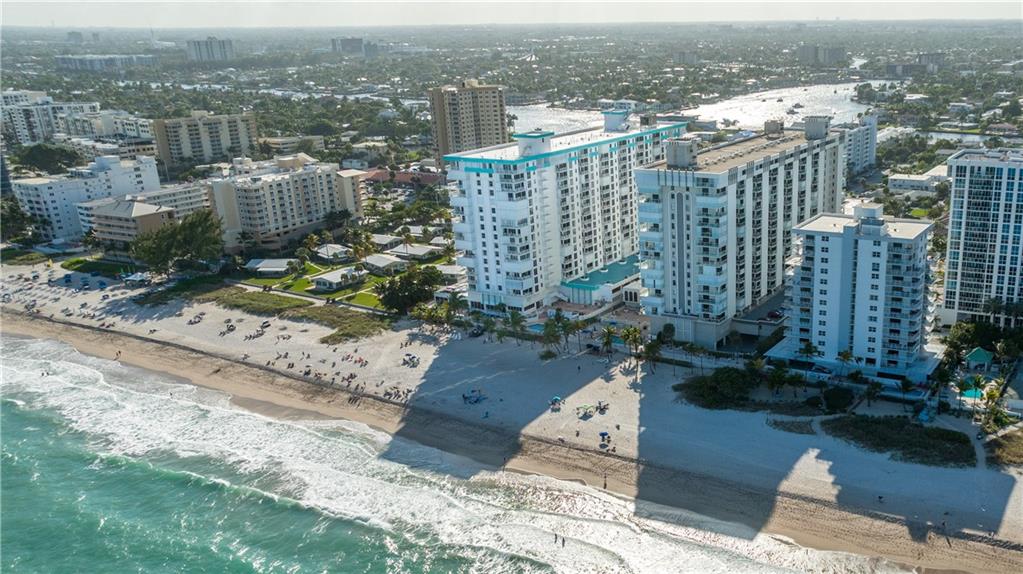 1010 South Ocean Boulevard, Unit PH12 Pompano Beach, FL 33062 - Photo 43 of 47 an aerial view of multiple house