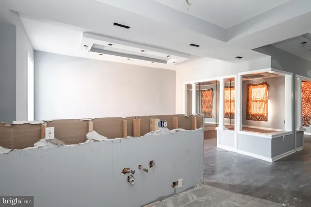 a bed room with a bed and a couch