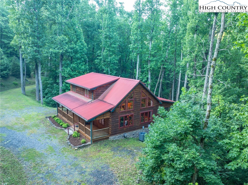 160 Capote Court Boone, NC 28607 - Photo 4 of 45 a aerial view of a house with a backyard