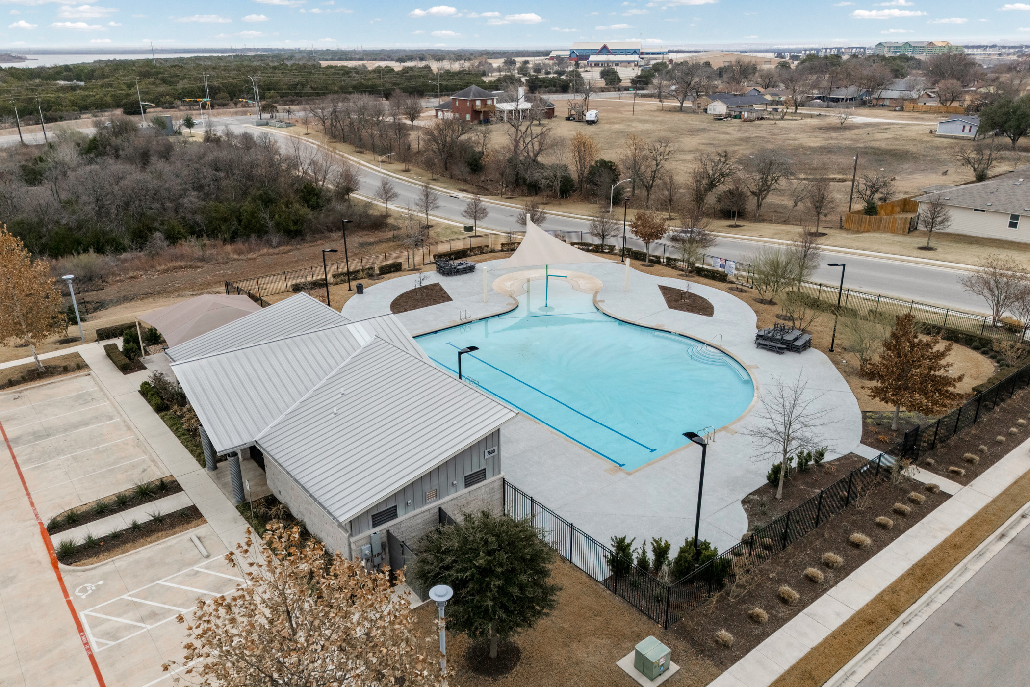 8324 Mimi Lane Austin, TX 78724 - Photo 39 of 40 Aerial view of the fantastic community amenity center