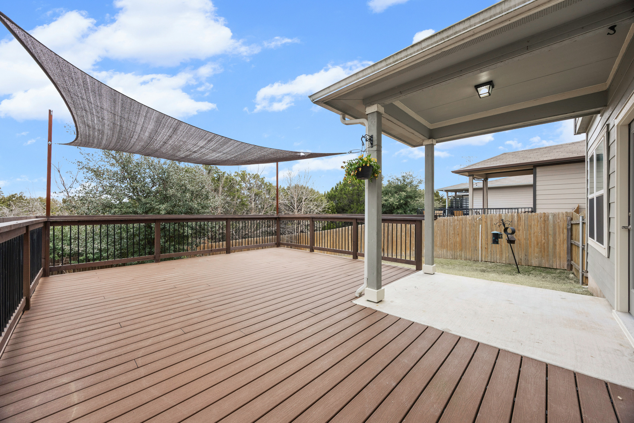 8324 Mimi Lane Austin, TX 78724 - Photo 4 of 40 Stunning backyard Trex deck for your enjoyment!