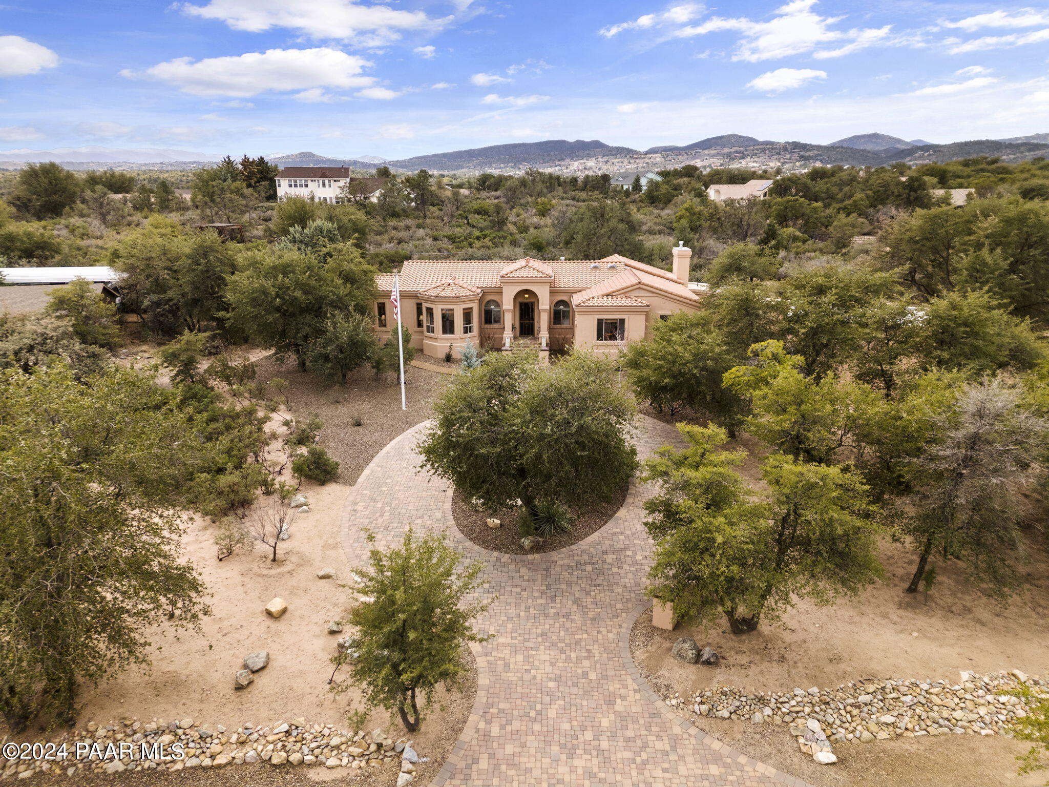 2147 West Post Oak Drive Prescott, AZ 86305 - Photo 57 of 59 a view of a house with a yard