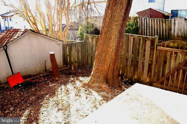 a view of balcony and wooden floor